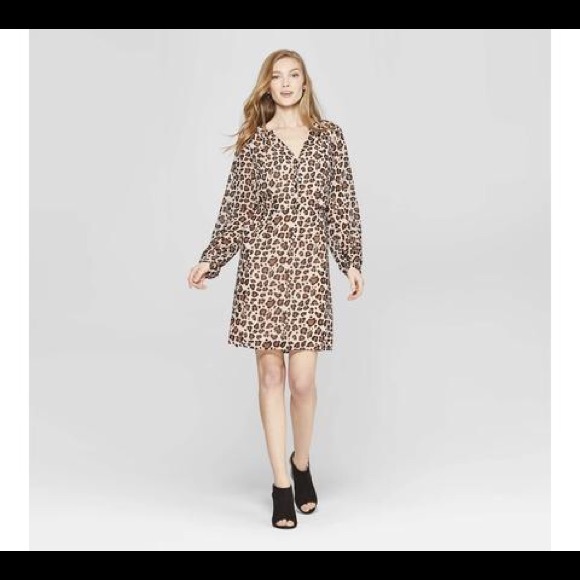 🦋2/$15🦋 NWT A New Day Leopard Print Dress - Picture 1 of 7